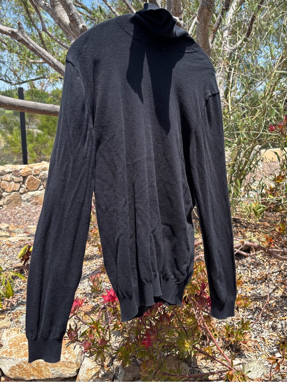 Massimo Dutti Black Men's Turtleneck Sweater